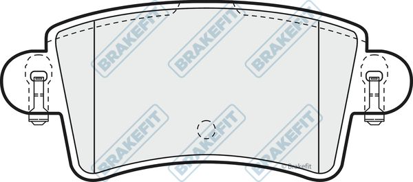 APEC BRAKING Piduriklotsi komplekt,ketaspidur PD3057